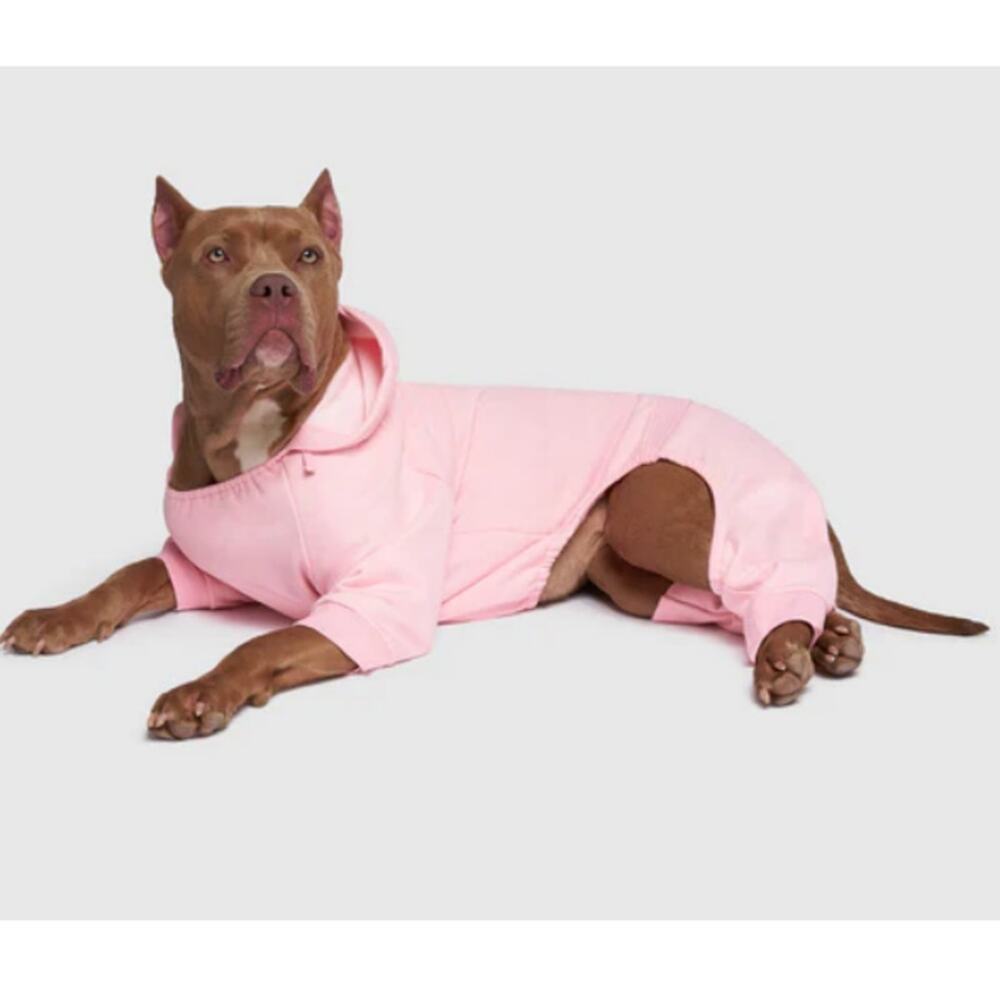 Canada Pooch Pink Soft Side Sweatsuit For Dog Size 28